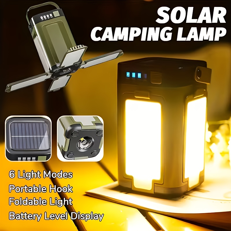 Hanging Outdoor Lighting - Solar Outdoor Portable Camping Light Solar
