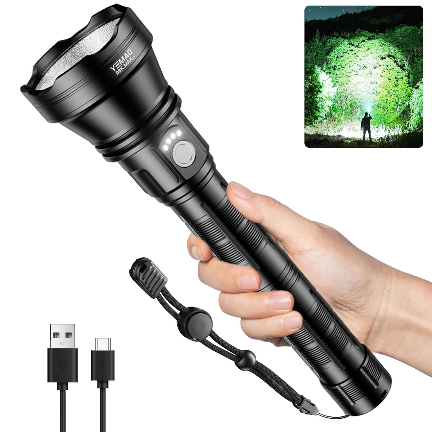 Outdoor Lighting Fixtures - YM-98K 2.0 PROMAX 5200LM Super Bright