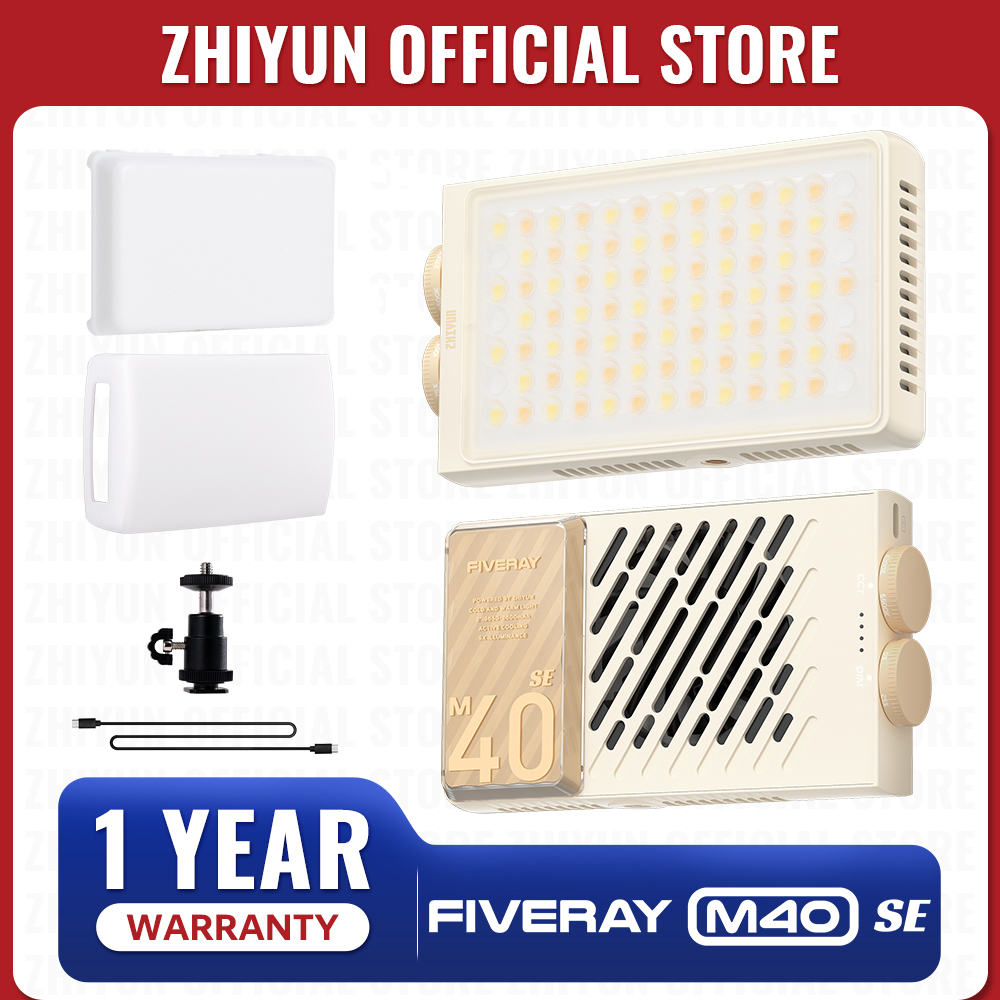 Outdoor Lighting For Photography - ZHIYUN Official FIVERAY M40 SE 40W