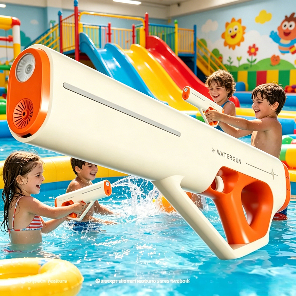 Outdoor Lighting Ideas For Party - LED Light Full Automatic Water Gun