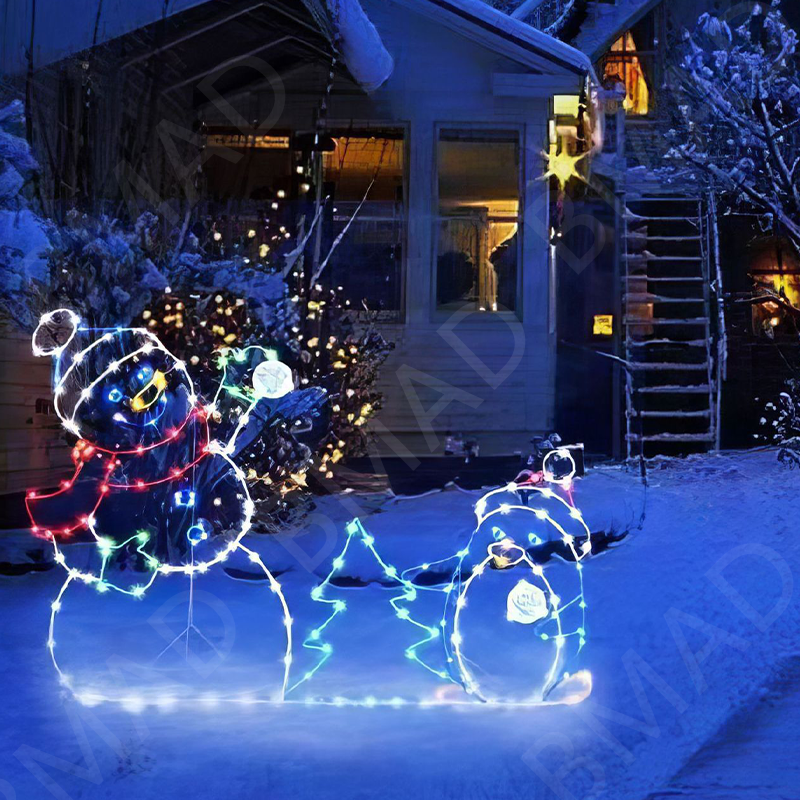 Animated Snowball Light LED Gl - Xmas Outdoor Lighting Decorations recensie en prijs