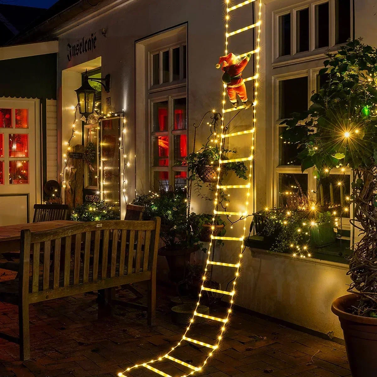 LED Ladder Light for Santa Cla - Xmas Outdoor Lighting Decorations recensie en prijs