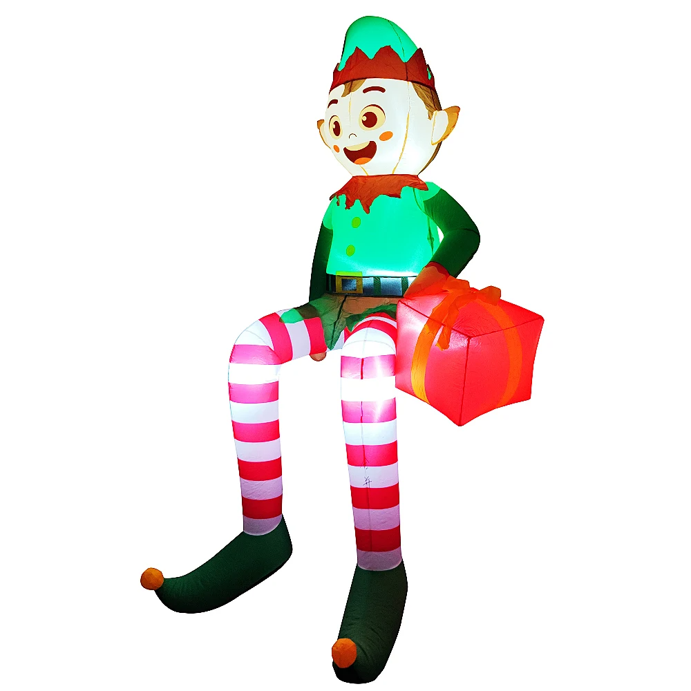 8FT Christmas Inflatable Trim  - Xmas Outdoor Lighting Decorations recensie en prijs