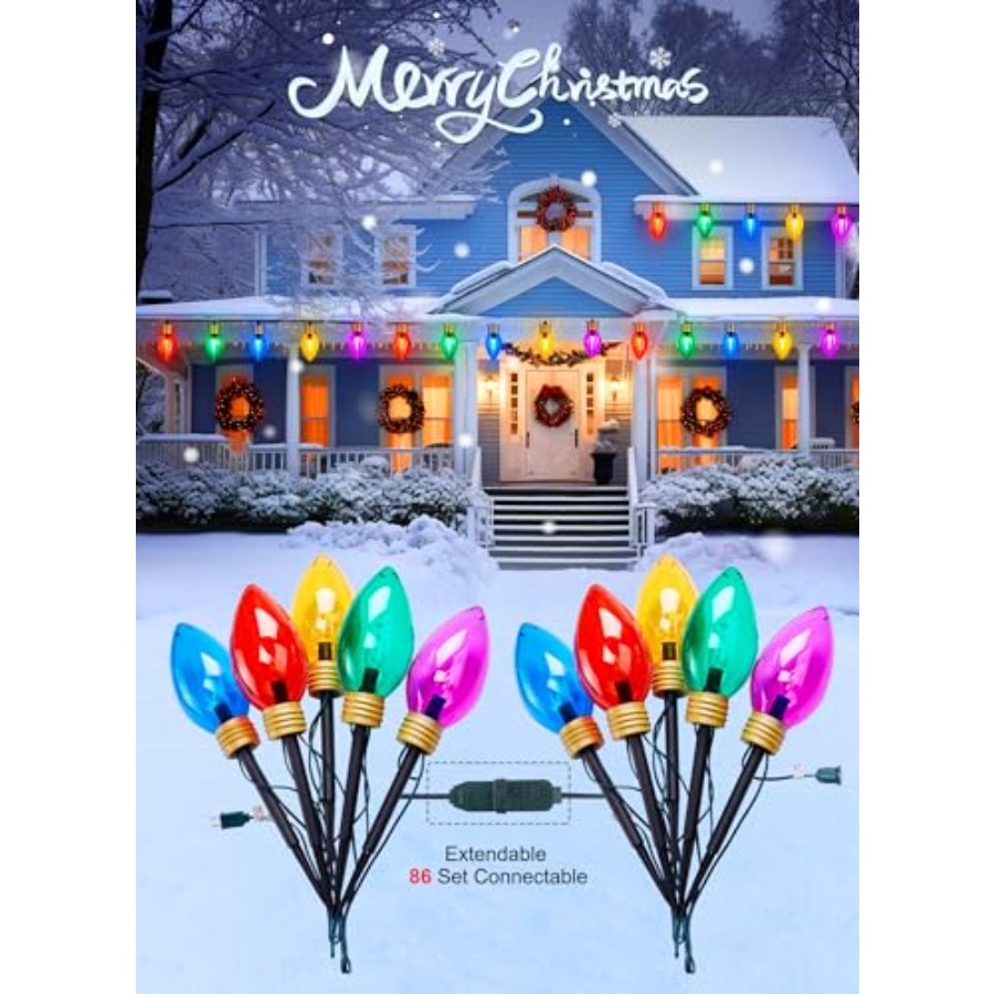 11Feet 5 LED Super Jumbo Chris - Xmas Outdoor Lighting Decorations recensie en prijs