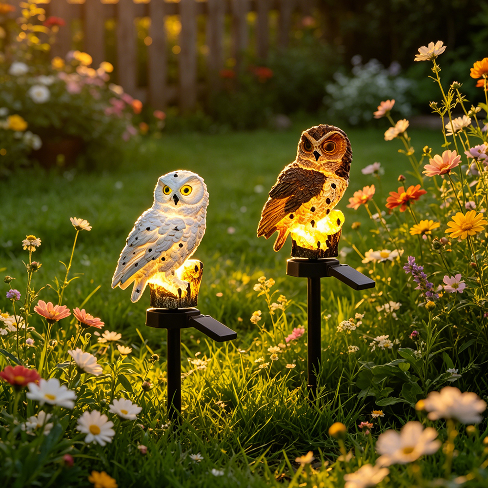 Owl Solar Light, Resin Owl Gro - Outdoor Lighting For Garden recensie en prijs