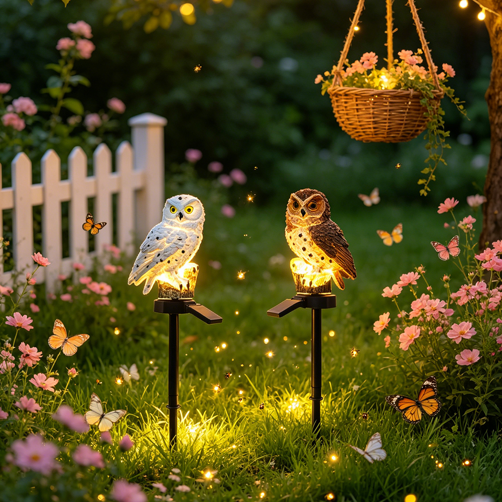Owl Solar Light, Resin Owl Gro - Outdoor Lighting For Garden recensie en prijs