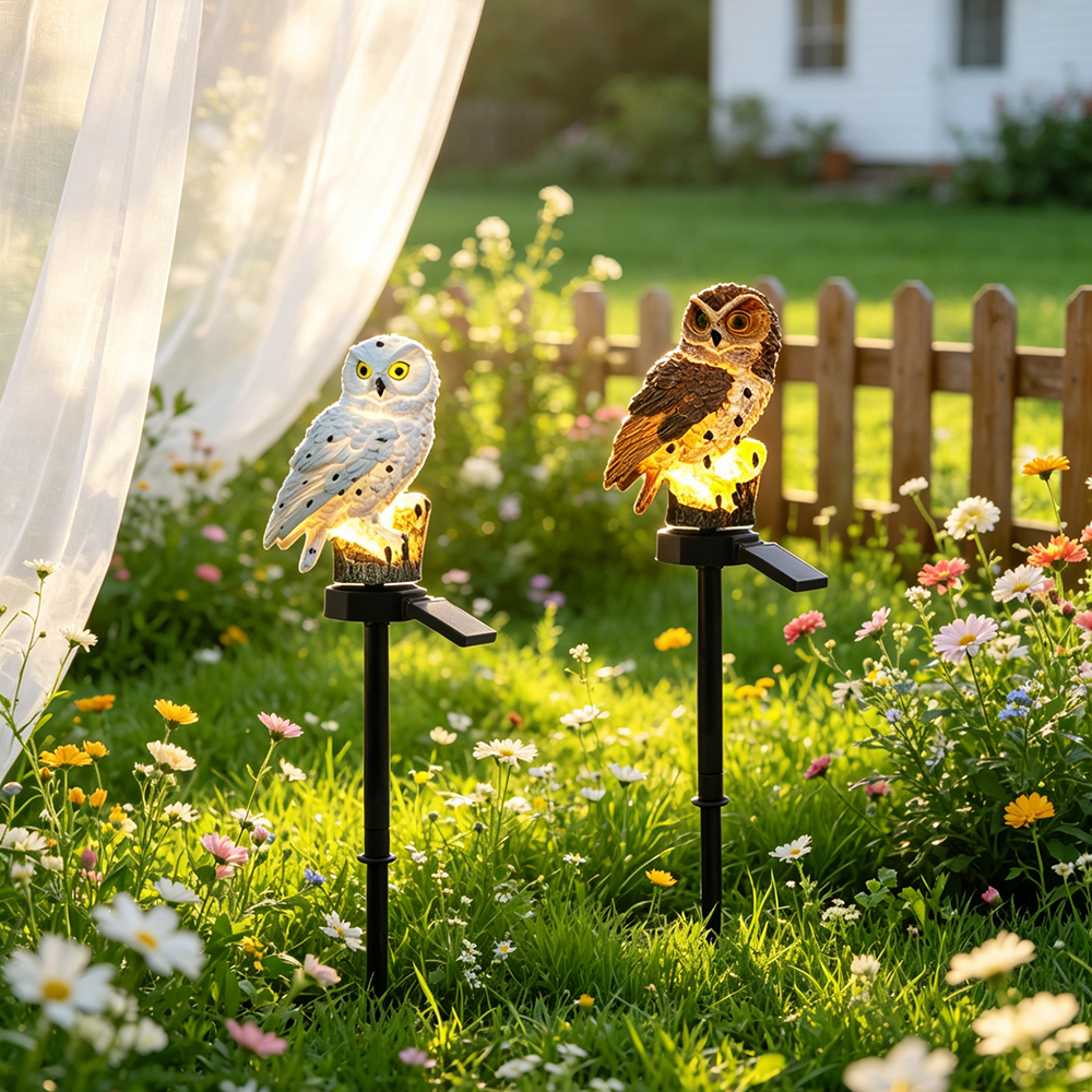 Owl Solar Light, Resin Owl Gro - Outdoor Lighting For Garden recensie en prijs