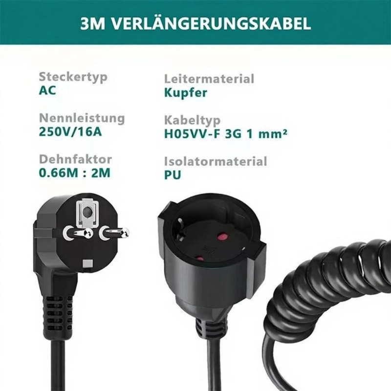  Extension Cord Power Extensio - Outdoor Lighting Extension Cord recensie en prijs