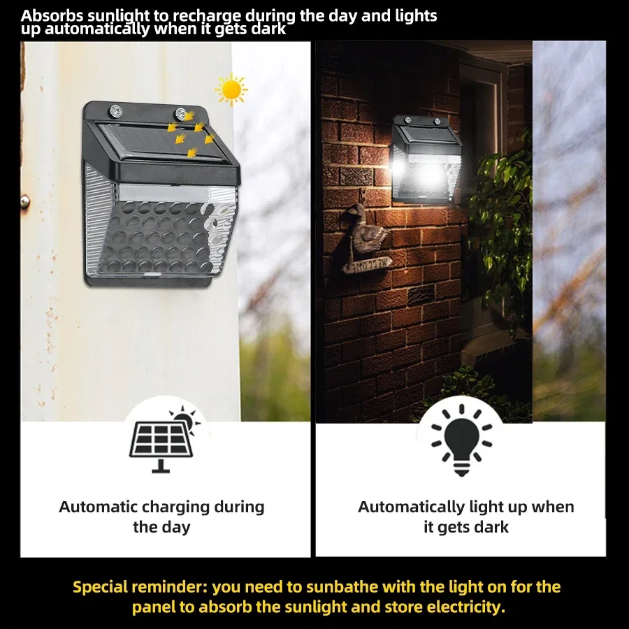LED Solar Light PIR Motion Sen - Outdoor Lighting For Garden recensie en prijs