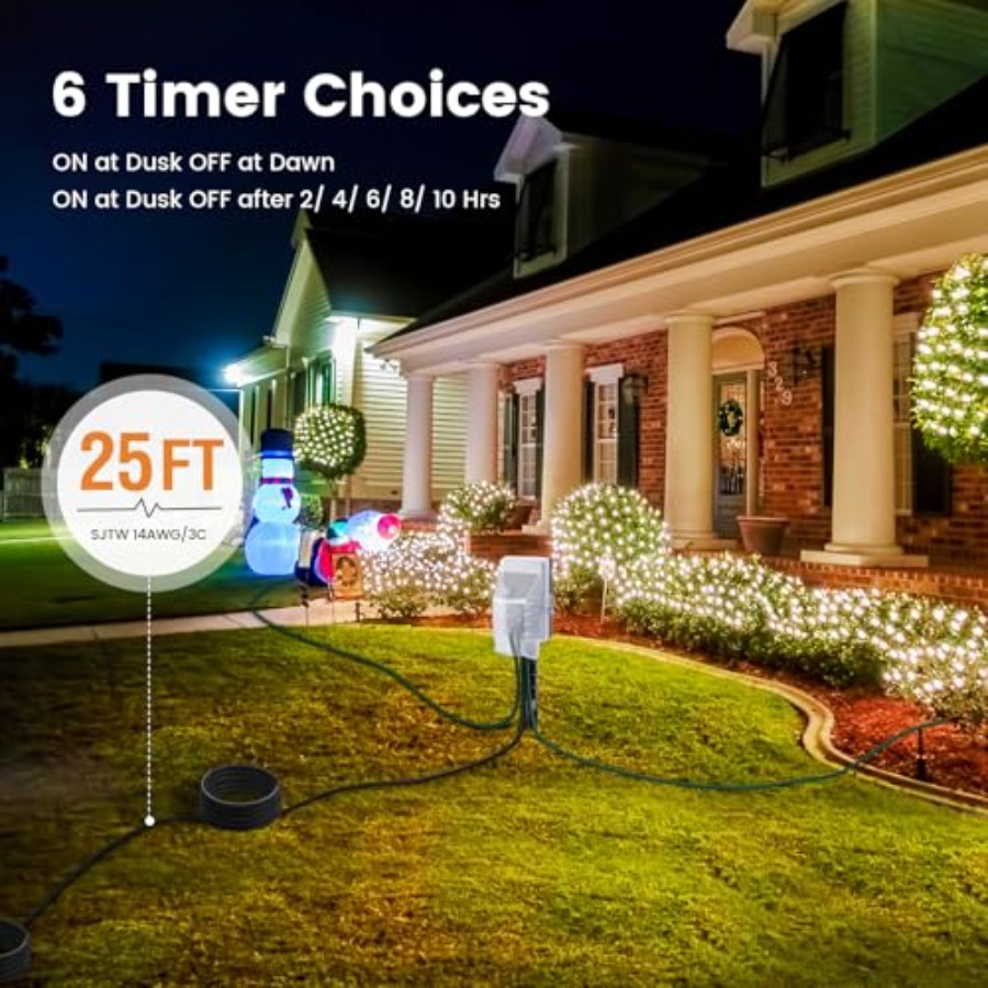 Outdoor Power Stake Dusk to Da - Outdoor Lighting Extension Cord recensie en prijs