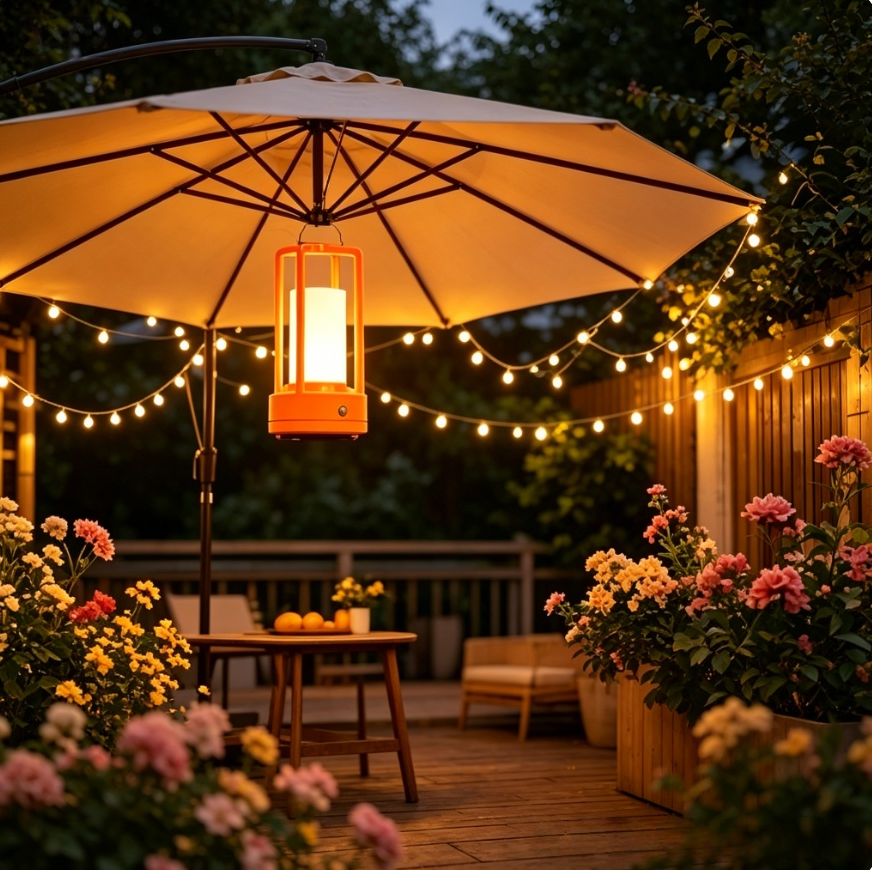 Modern Orange Cage Table Lamp  - Outdoor Lighting Lamps recensie en prijs