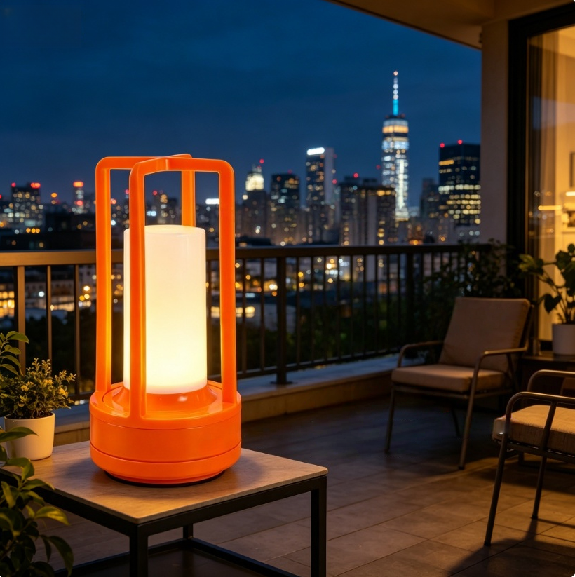 Modern Orange Cage Table Lamp  - Outdoor Lighting Lamps recensie en prijs