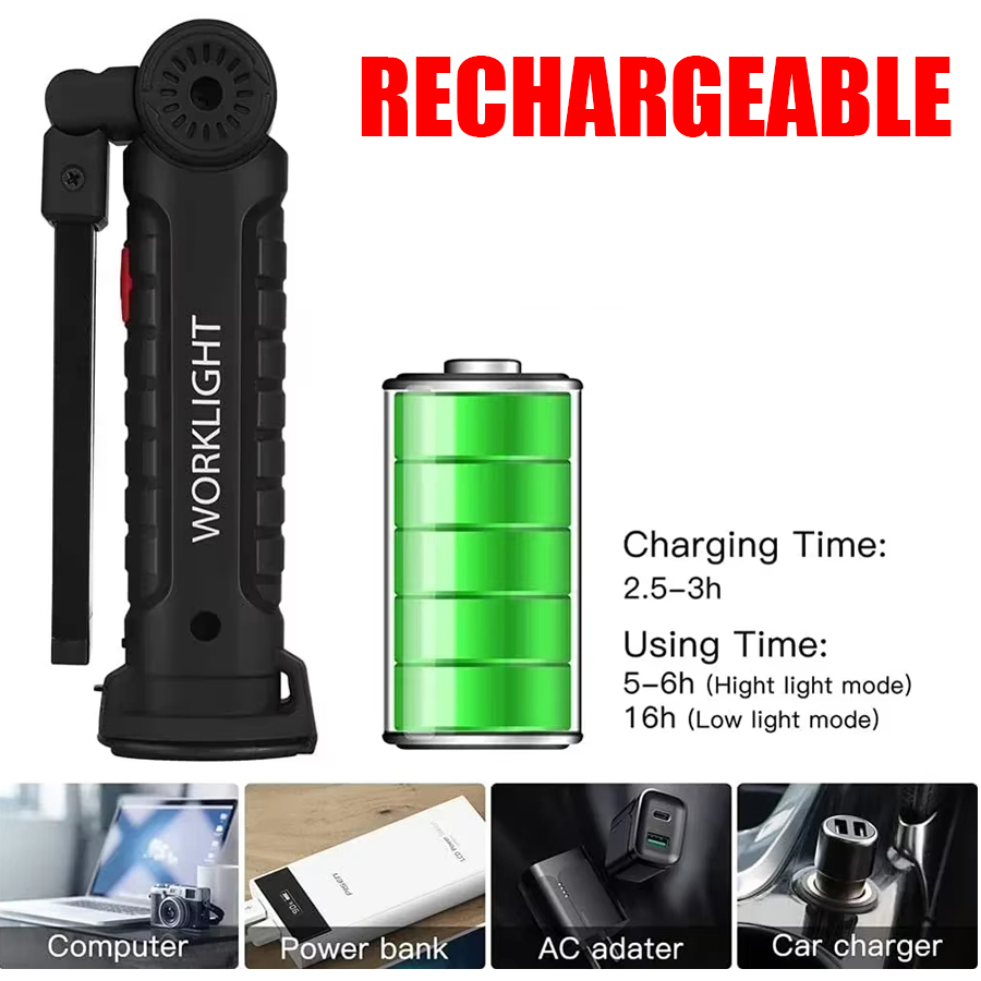 Portable LED Flashlight with M - Outdoor Lighting Fixtures recensie en prijs