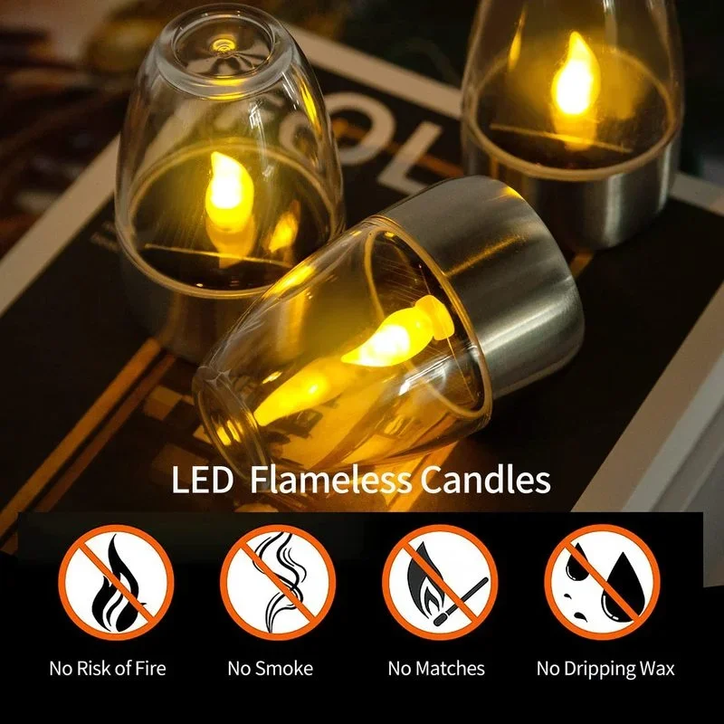 Solar Powered Flameless Candle - Outdoor Lighting Ideas For Party recensie en prijs