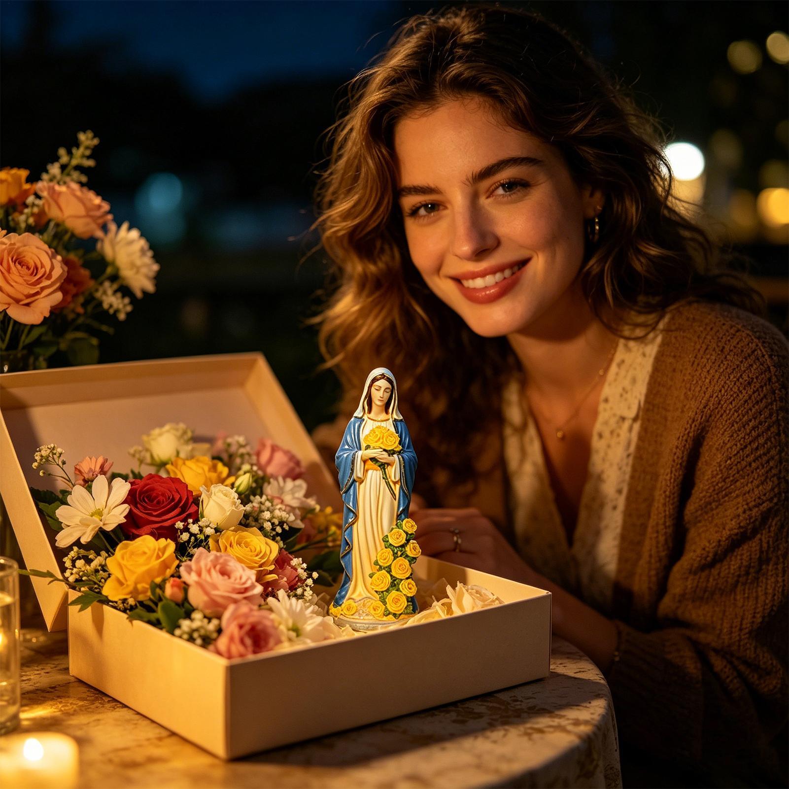 Virgin Mary Solar Statue Garde - Outdoor Lighting Fixtures recensie en prijs
