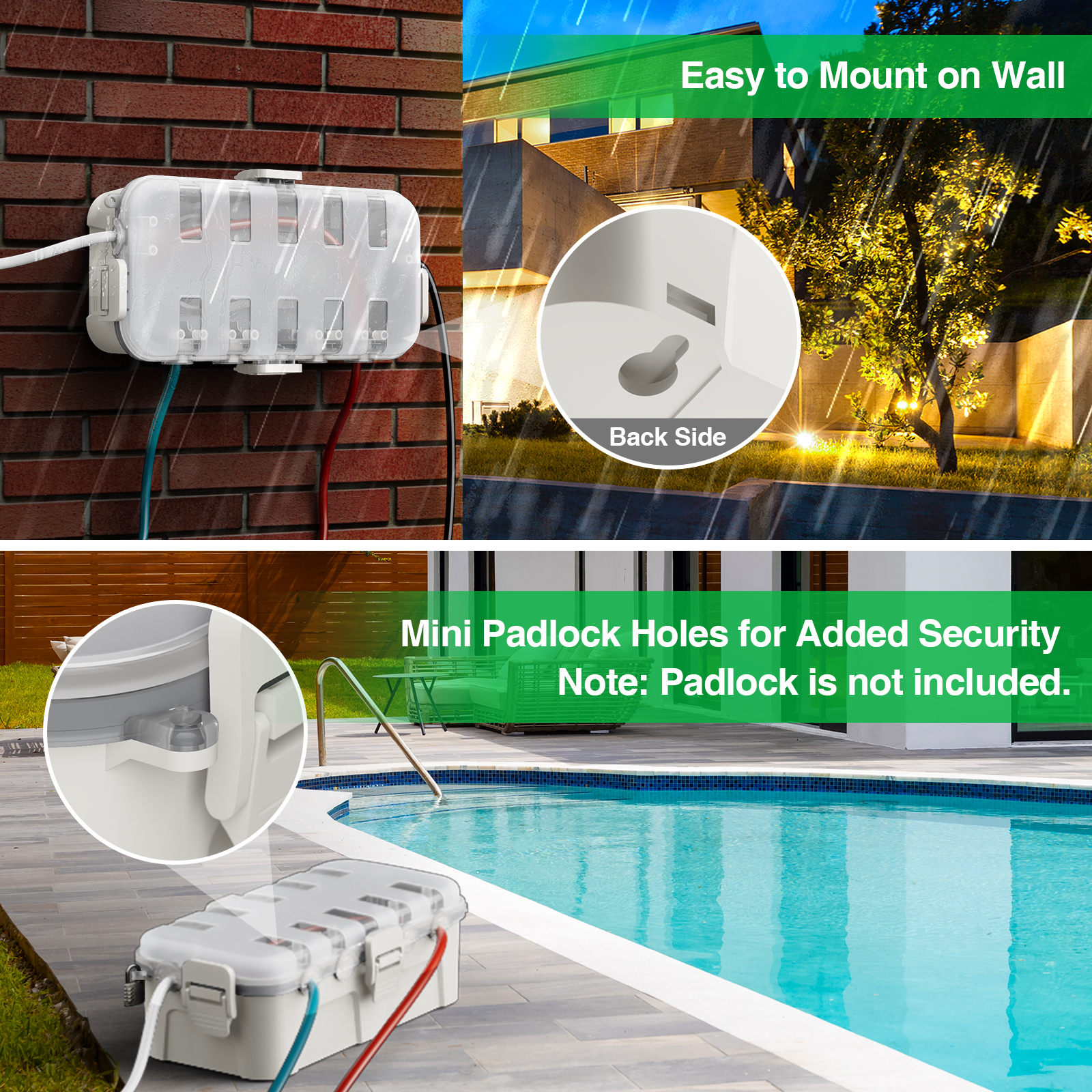 Waterproof Outdoor Electrical  - Outdoor Lighting Extension Cord recensie en prijs