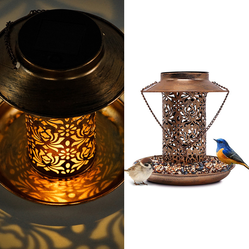 Solar Bird Feeder Metal Outdoo - Outdoor Lighting Ideas For House recensie en prijs