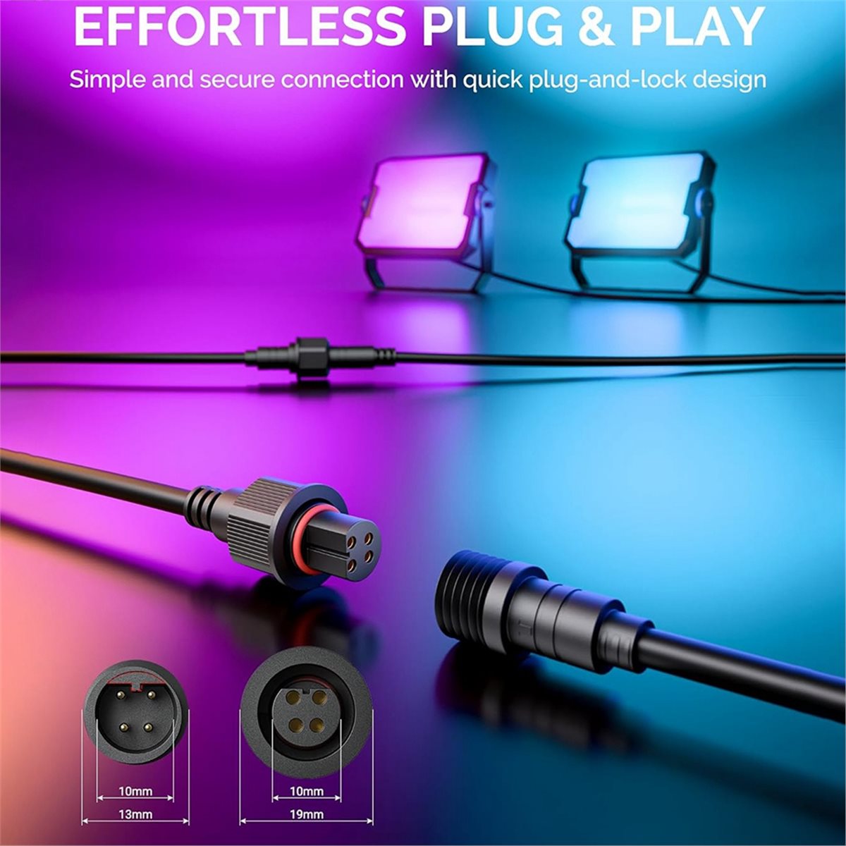 HAPPY DIAN!10FT Extension Cabl - Outdoor Lighting Extension Cord recensie en prijs