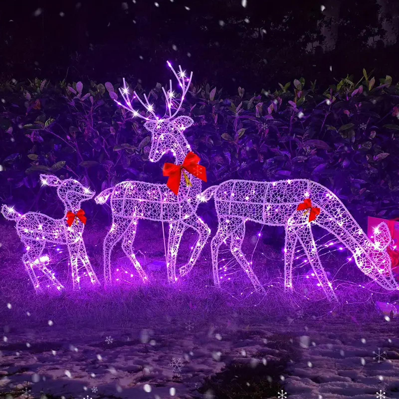 2D Lighted Reindeer Christmas  - Xmas Outdoor Lighting Decorations recensie en prijs