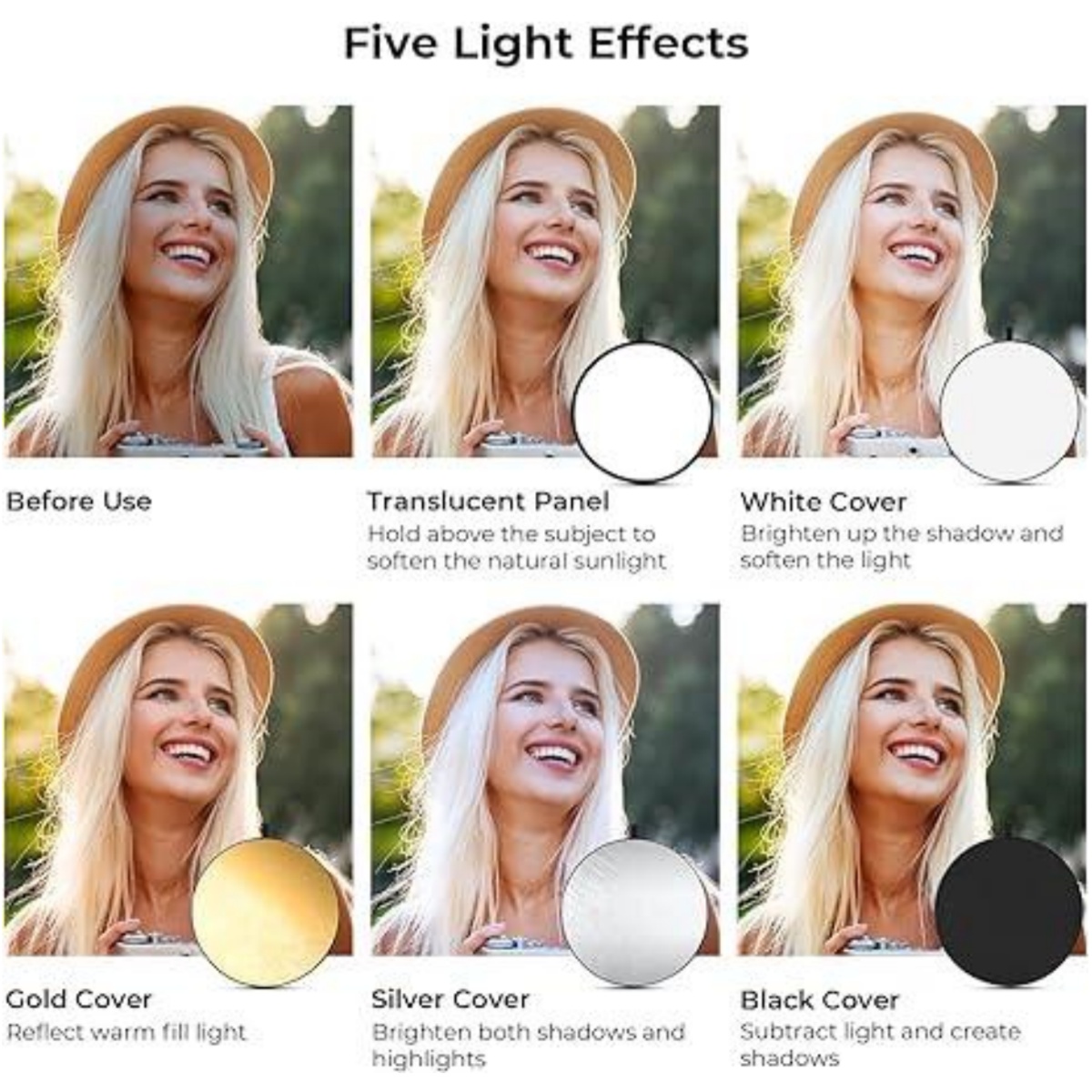 HUANYINGBJB Portable 5 in 1 Ph - Outdoor Lighting For Photography recensie en prijs