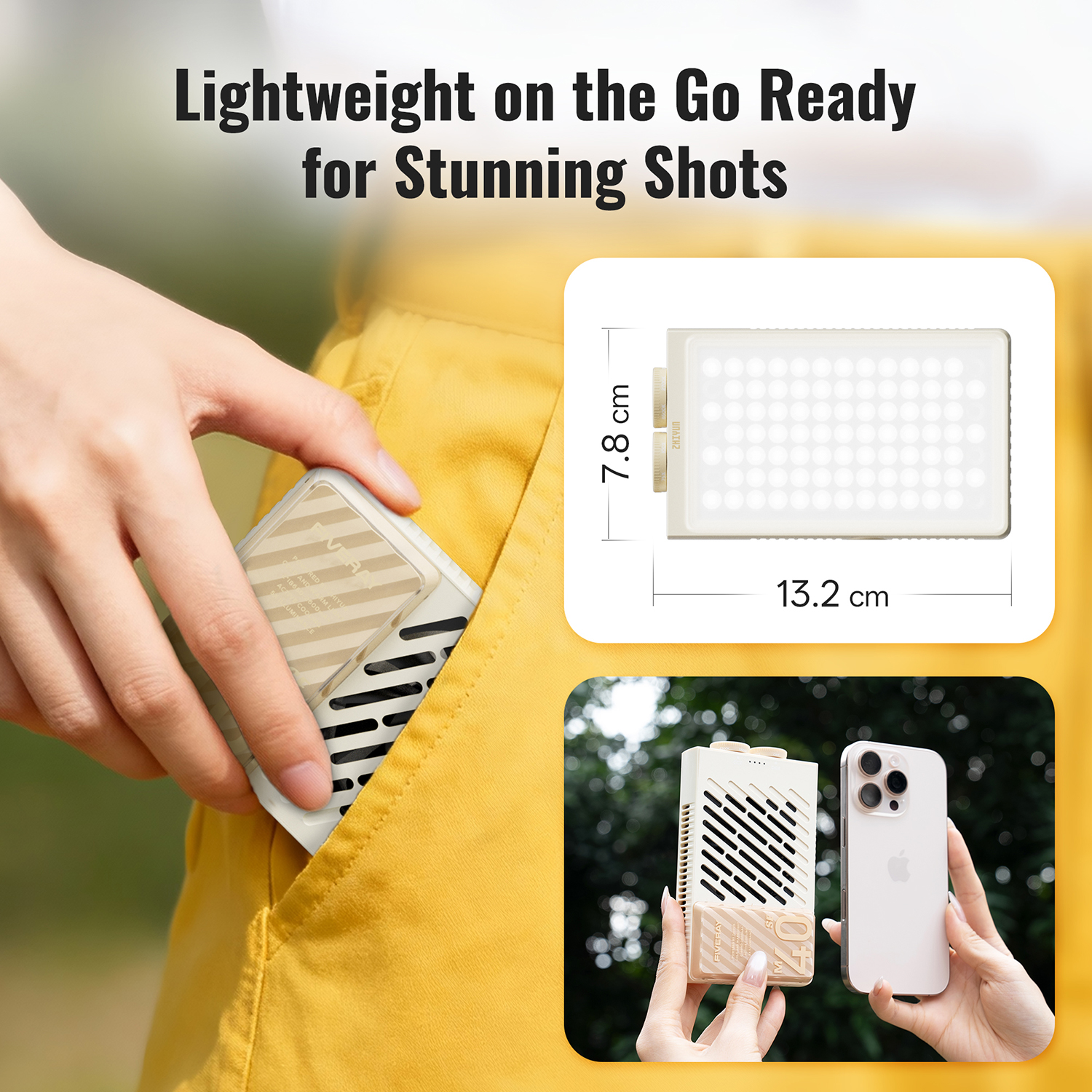 ZHIYUN Official FIVERAY M40 SE - Outdoor Lighting For Photography recensie en prijs