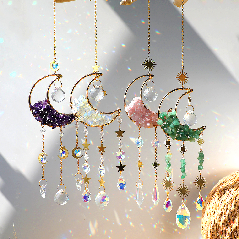 Crystal  Suncatcher Moon Ameth - Xmas Outdoor Lighting Decorations recensie en prijs