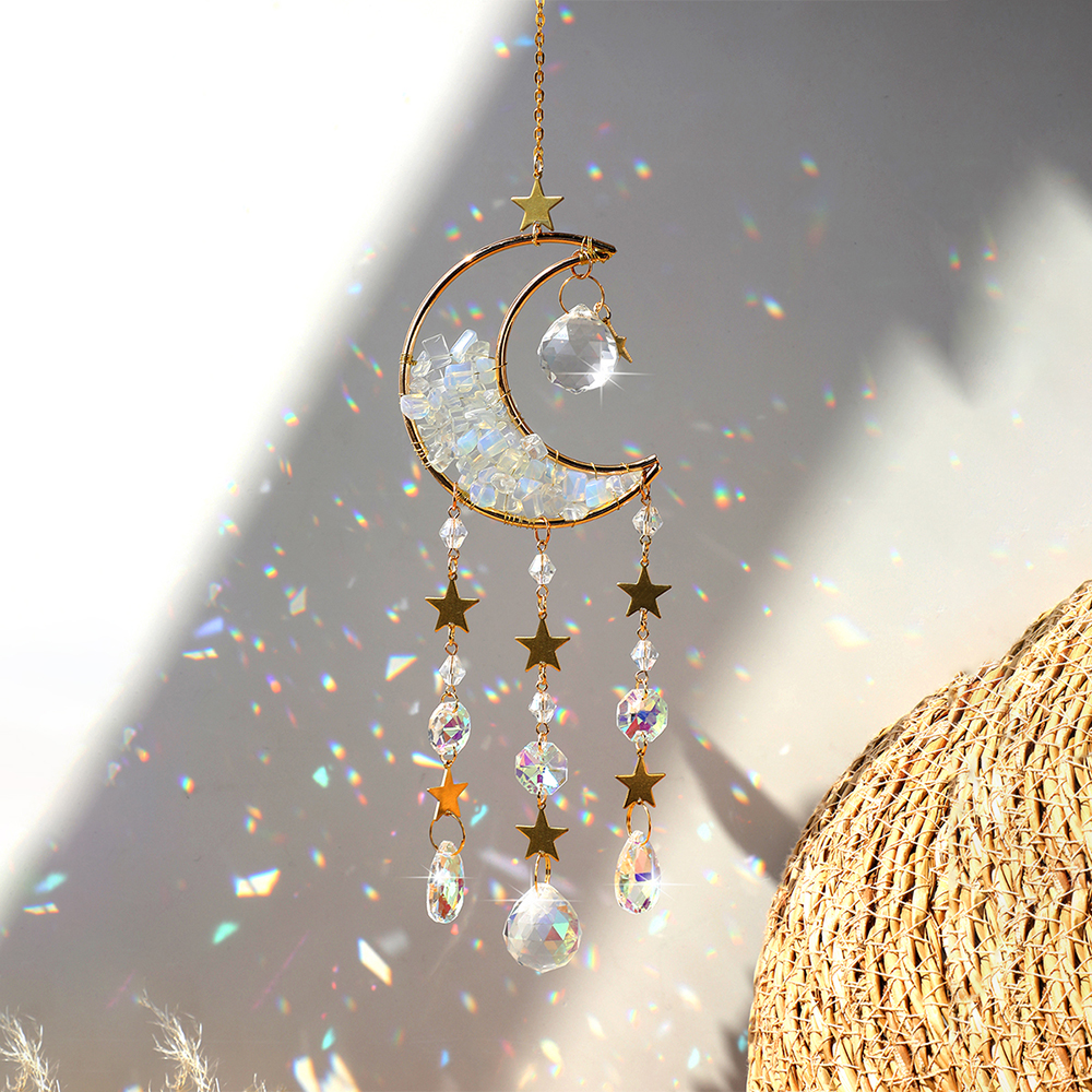 Crystal  Suncatcher Moon Ameth - Xmas Outdoor Lighting Decorations recensie en prijs