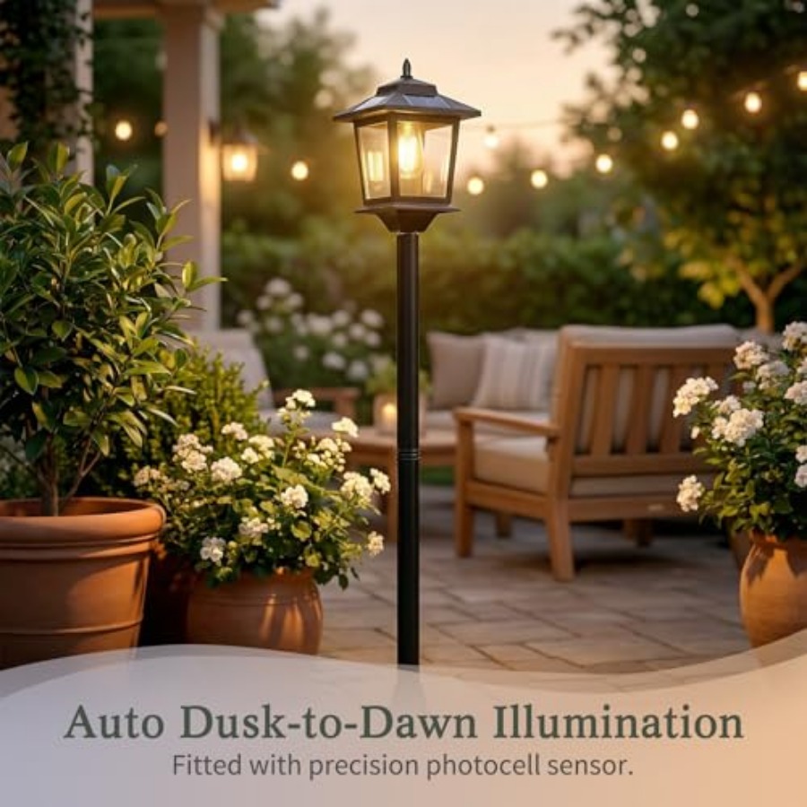 Outdoor Solar Post Lights, 2-P - Outdoor Lighting Lamps recensie en prijs