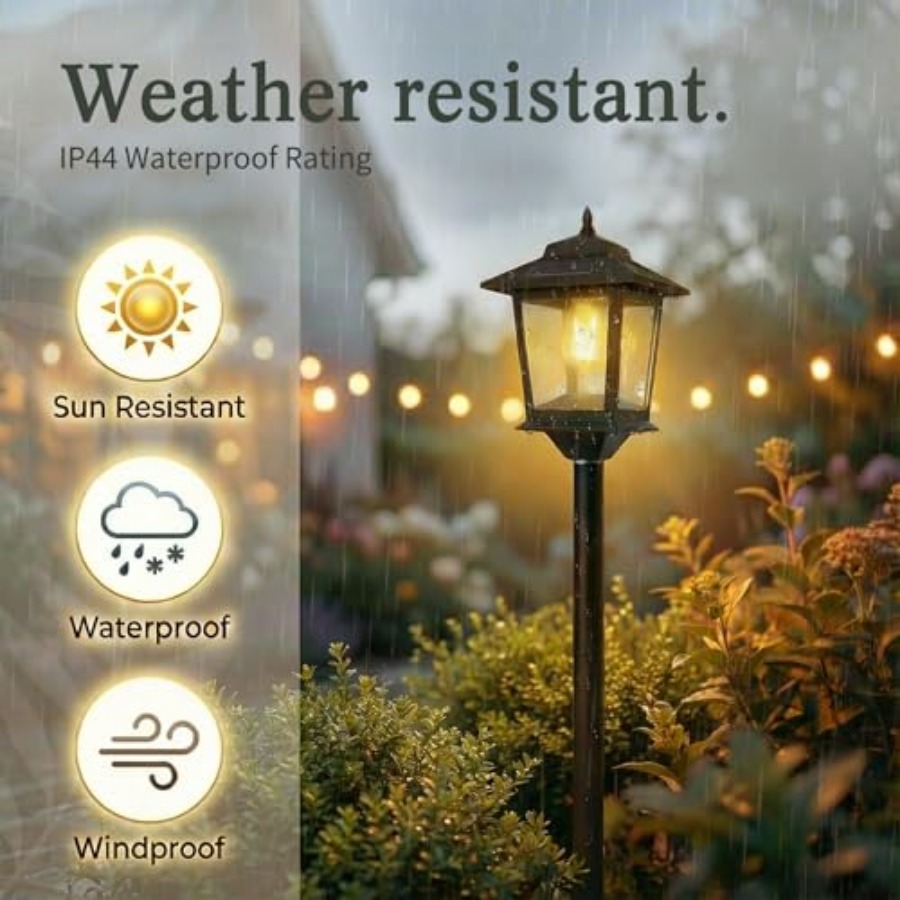 Outdoor Solar Post Lights, 2-P - Outdoor Lighting Lamps recensie en prijs