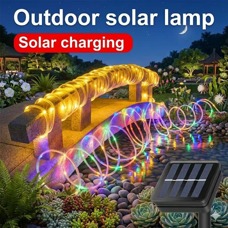 Solar Xmas Rope Light Outdoor  - Xmas Outdoor Lighting Decorations recensie en prijs