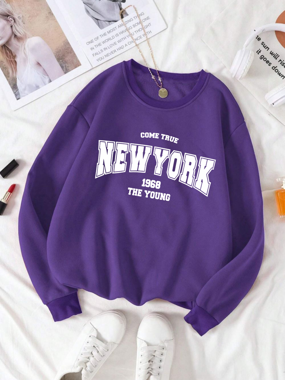 Cartoons Women Hoodie New York - Outdoor Lighting New York recensie en prijs