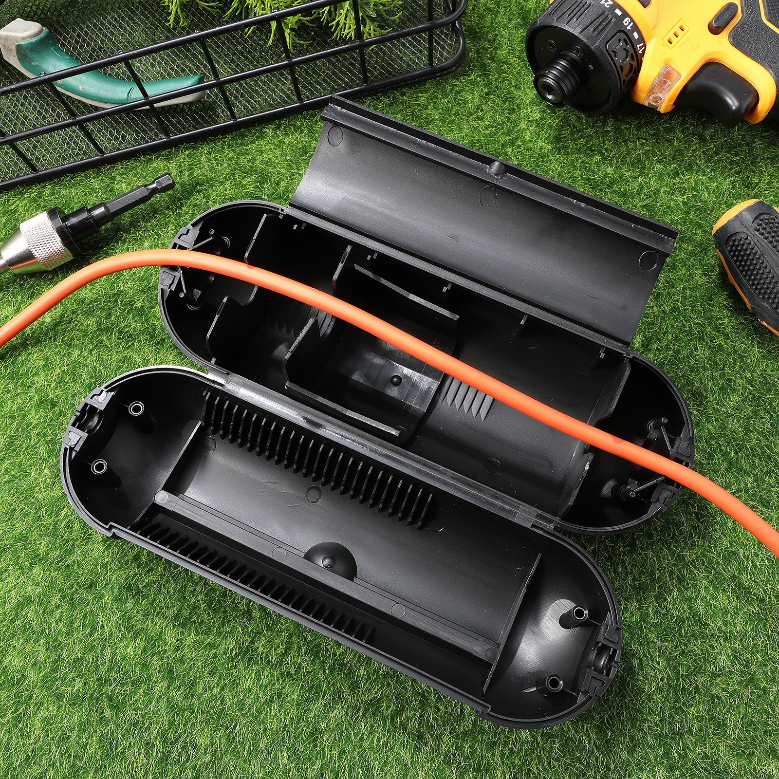 2Pcs Outdoor Electrical Juncti - Outdoor Lighting Extension Cord recensie en prijs