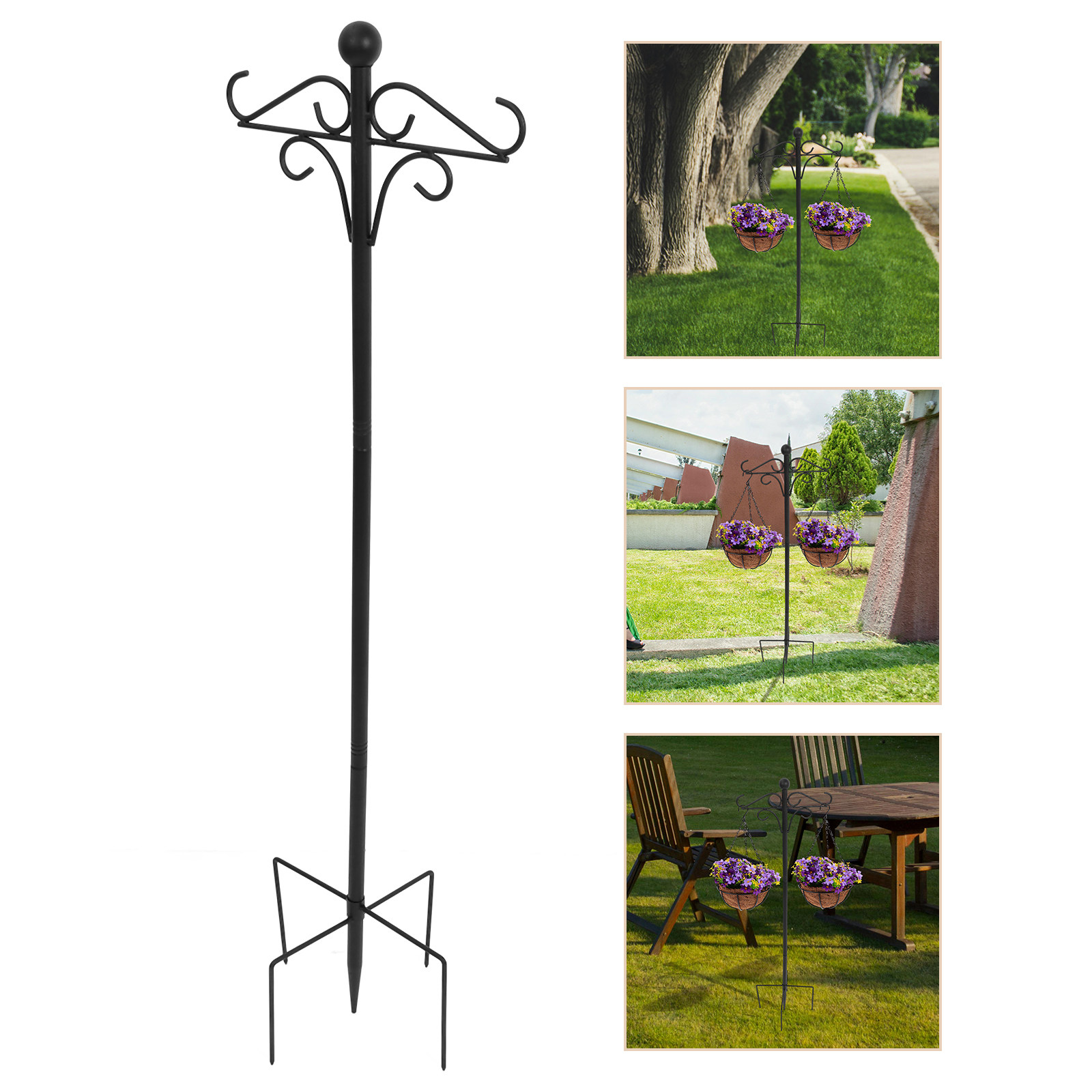 Outdoor Shepherds Hook Iron Ga - Outdoor Lighting Poles recensie en prijs