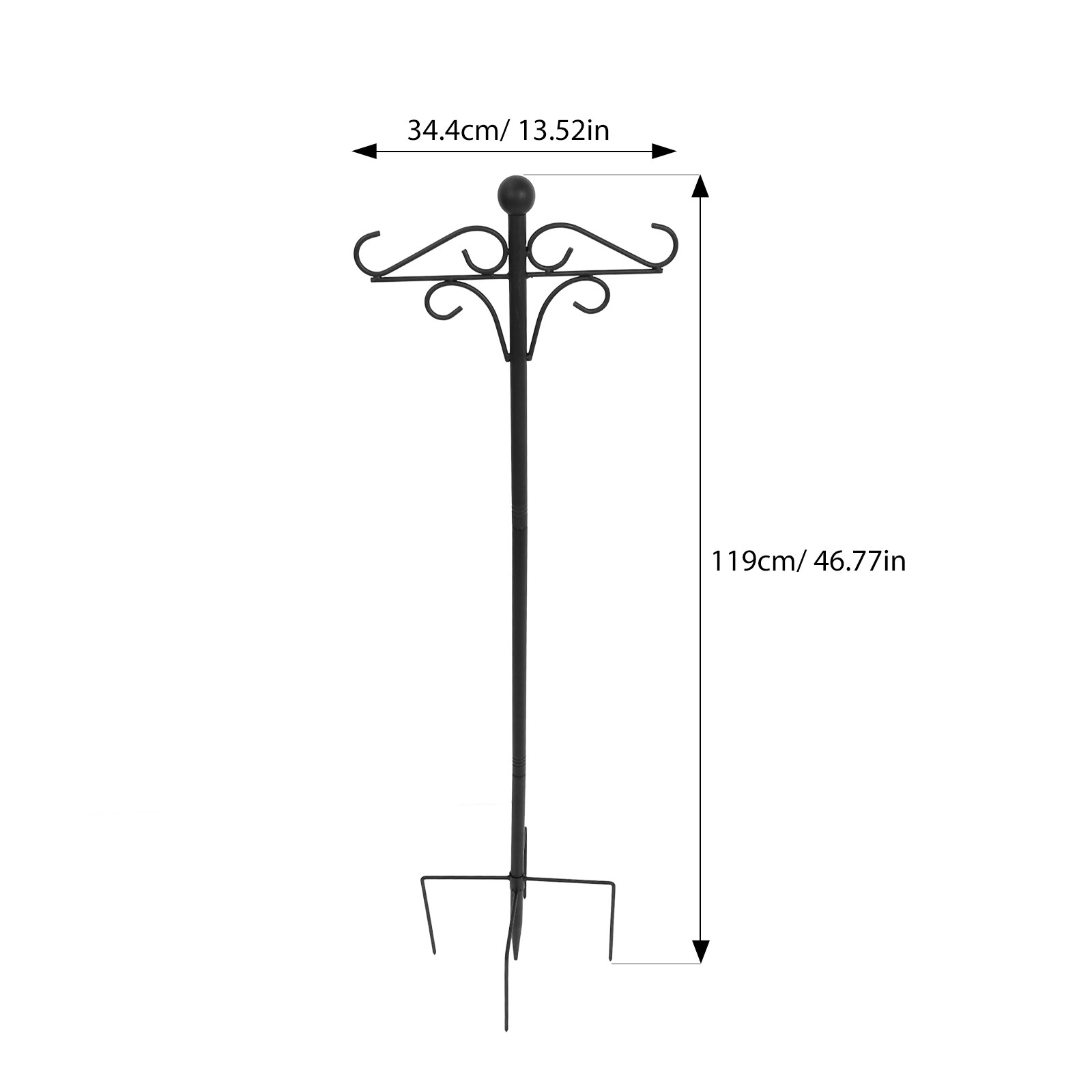 Outdoor Shepherds Hook Iron Ga - Outdoor Lighting Poles recensie en prijs