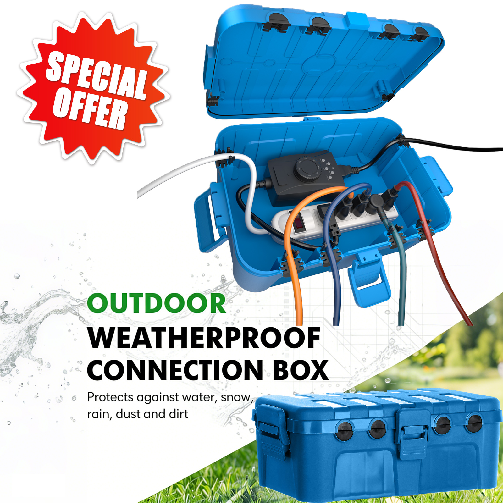 Large Extension Cord Cover Out - Outdoor Lighting Extension Cord recensie en prijs