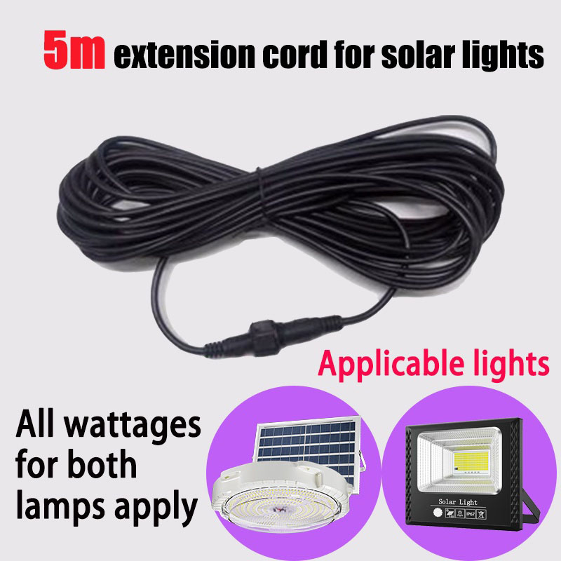 5m Double hole Plug Led Solar  - Outdoor Lighting Extension Cord recensie en prijs