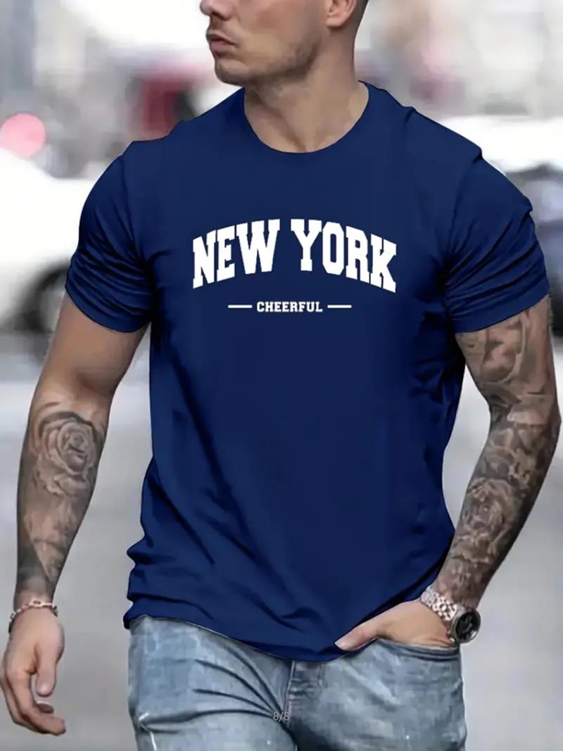 New York Print Men's Round Nec - Outdoor Lighting New York recensie en prijs
