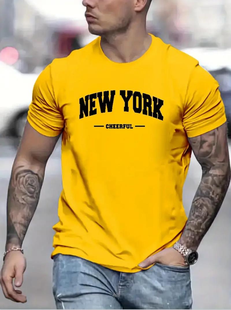 New York Print Men's Round Nec - Outdoor Lighting New York recensie en prijs