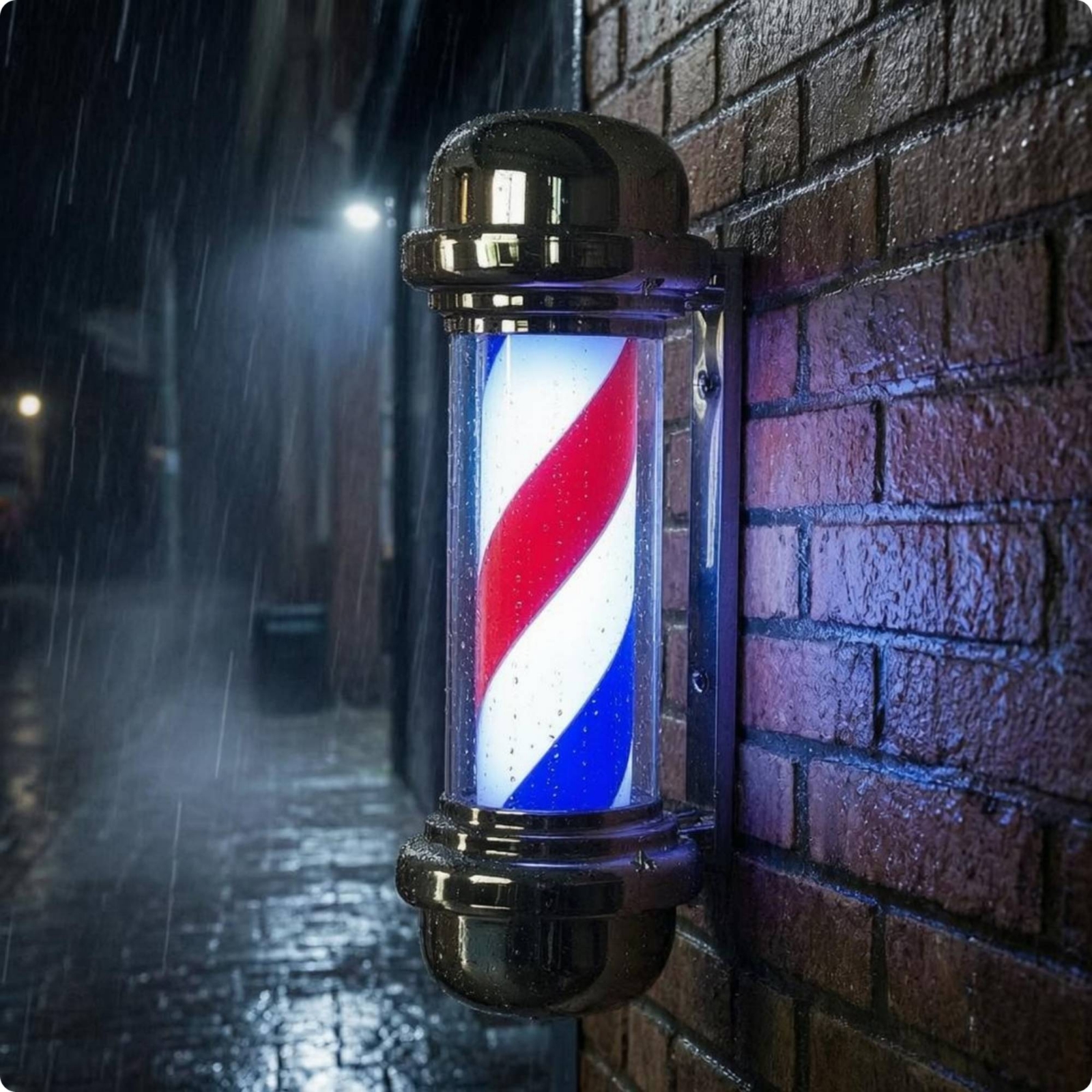 LED Barber Pole Transparent Co - Outdoor Lighting Poles recensie en prijs