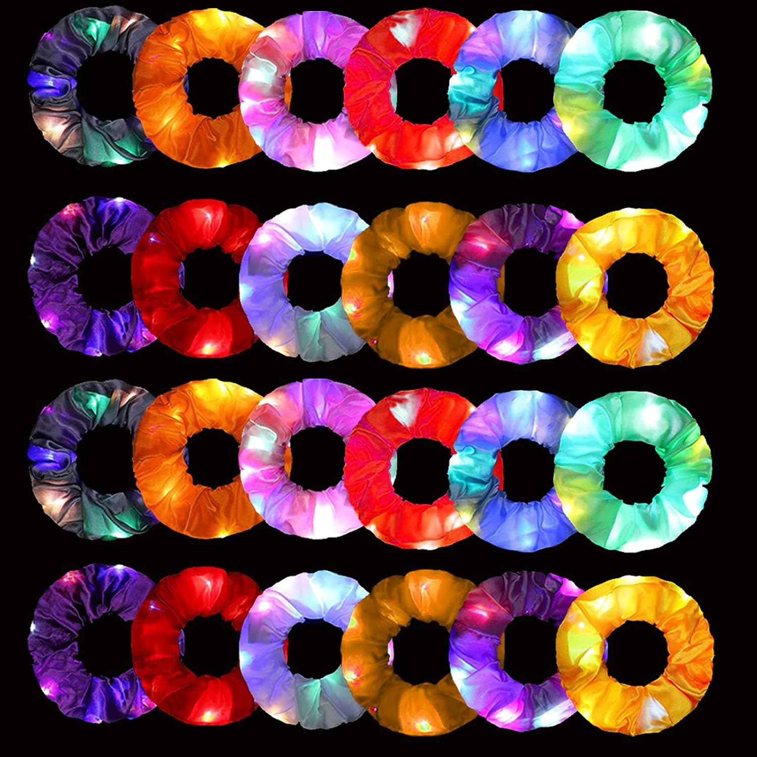 6pcs LED Scrunchies Hair Bands - Outdoor Lighting Ideas For Party recensie en prijs