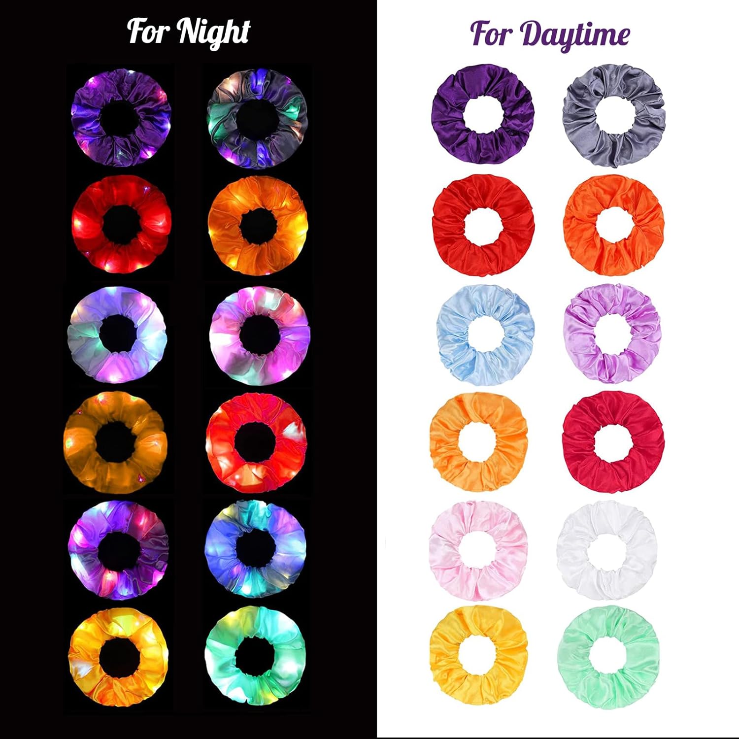6pcs LED Scrunchies Hair Bands - Outdoor Lighting Ideas For Party recensie en prijs