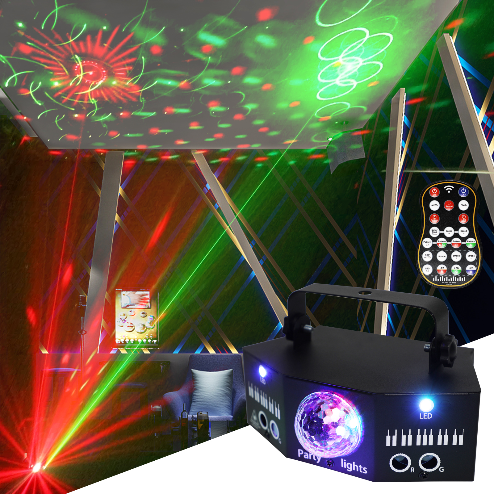 Wuzstar RGB LED Laser Effect S - Outdoor Lighting Lamps recensie en prijs