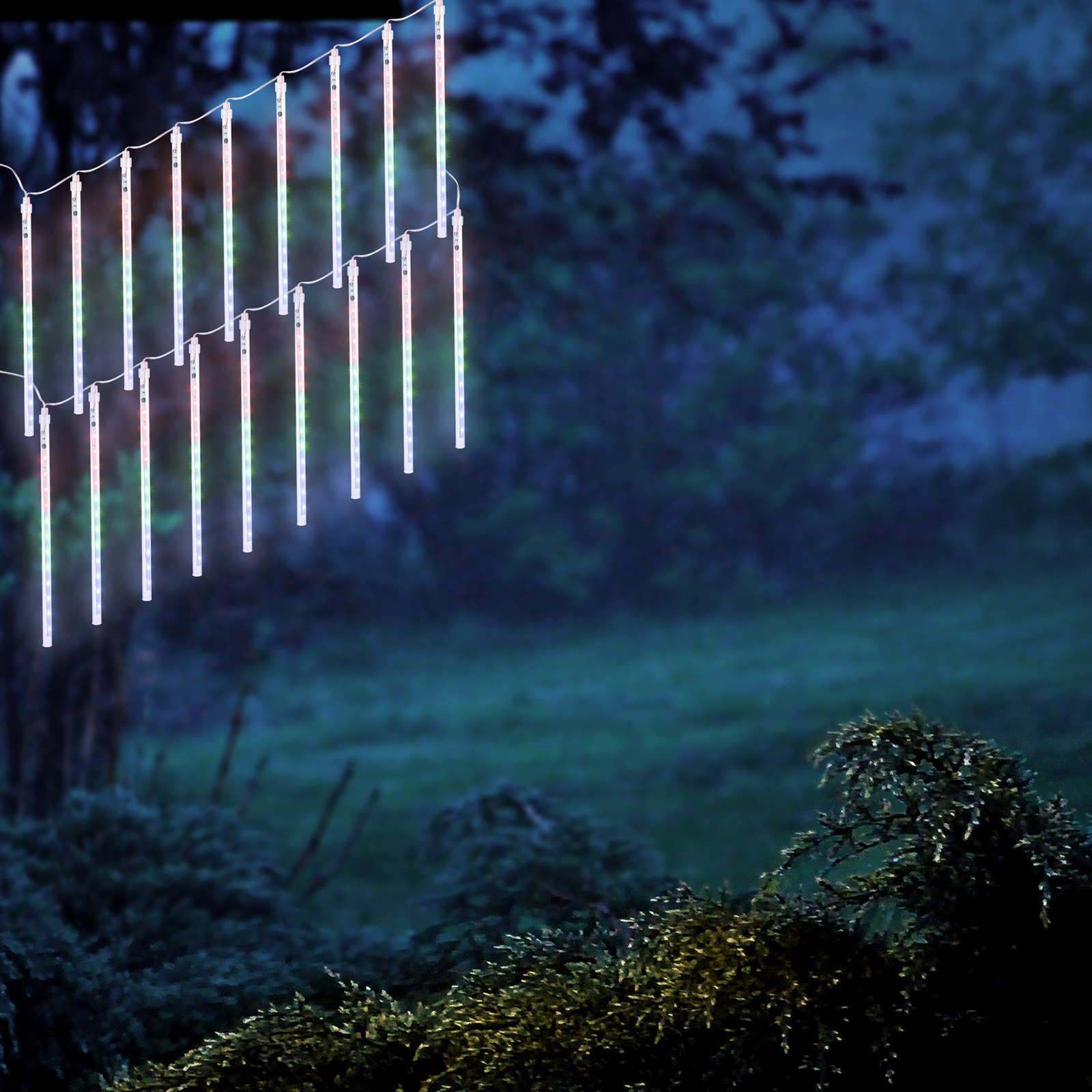 LED Meteor Shower Lights Yard  - Xmas Outdoor Lighting Decorations recensie en prijs