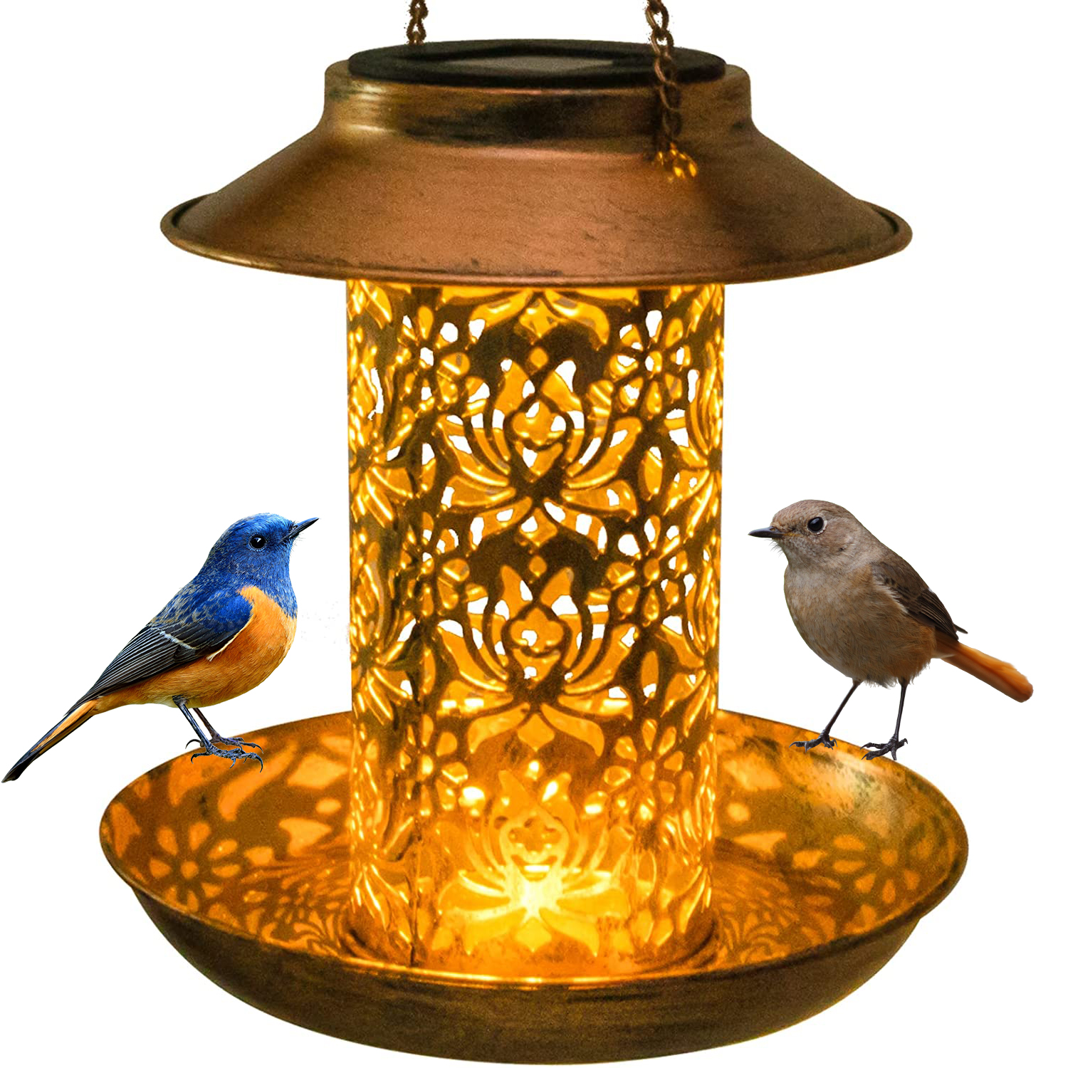 Solar Bird Feeder Metal Outdoo - Outdoor Lighting Ideas For House recensie en prijs