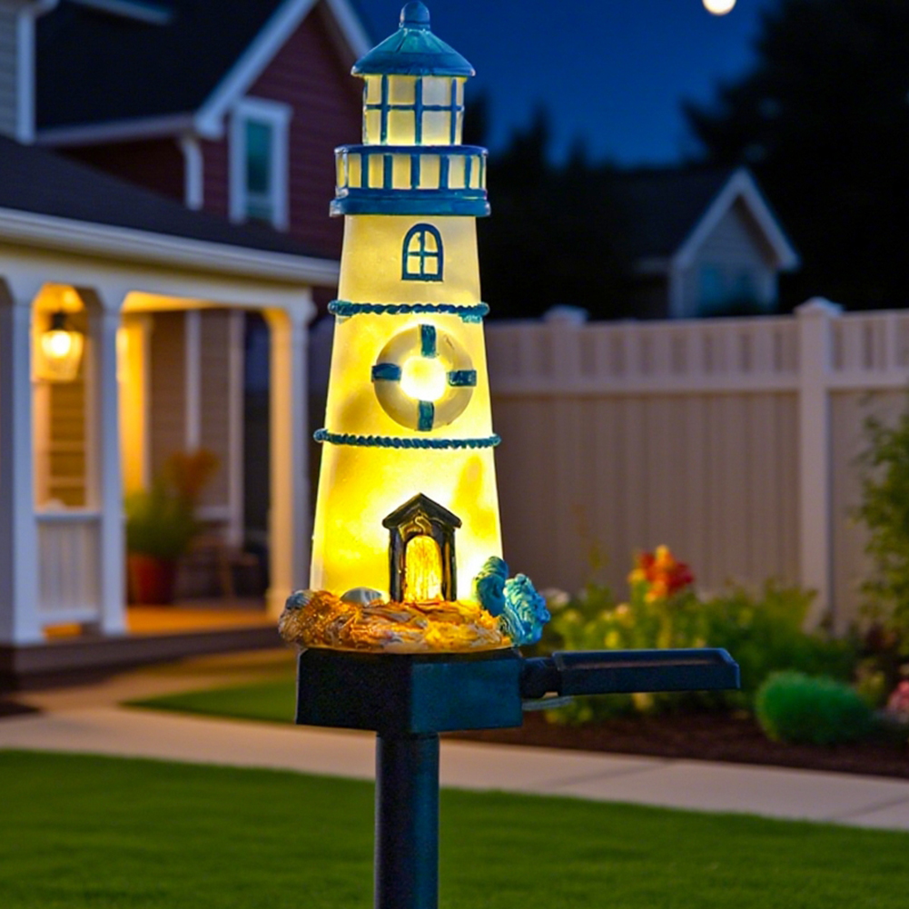 Solar Lighthouse Lights Waterp - Xmas Outdoor Lighting Decorations recensie en prijs