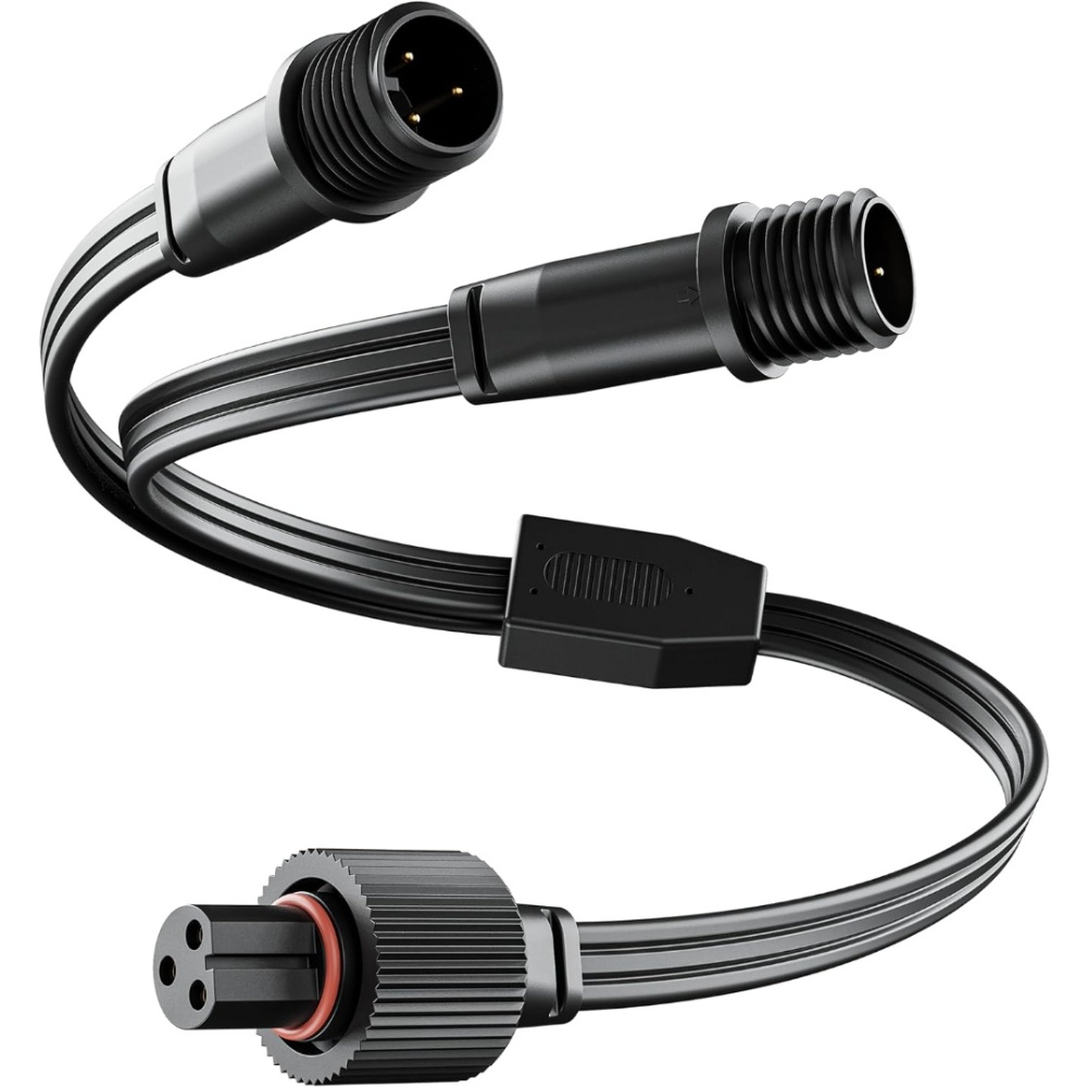 Waterproof Y-Shaped Power Spli - Outdoor Lighting Extension Cord recensie en prijs