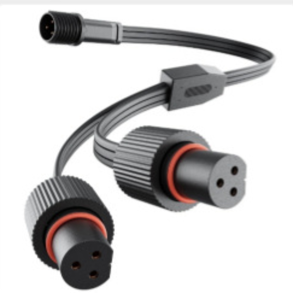 Waterproof Y-Shaped Power Spli - Outdoor Lighting Extension Cord recensie en prijs