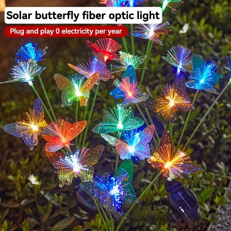 1PC 6-Head LED Solar Fiber Opt - Outdoor Lighting Yard Ideas recensie en prijs