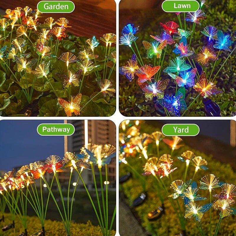 1PC 6-Head LED Solar Fiber Opt - Outdoor Lighting Yard Ideas recensie en prijs