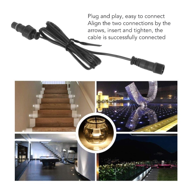 5 Pcs 3.3ft Deck Light Extensi - Outdoor Lighting Extension Cord recensie en prijs